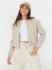 Brave Soul Kurtka bomber LJK-WARLIEOAT Beżowy Straight Fit. Brązowe kurtki damskie Brave Soul, bez wzorów, z syntetyku, bez kaptura. Za 129.99 zł.