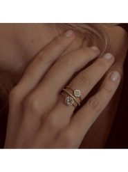 Les Petites Précieuses Pozłacany pierścionek z cyrkoniami i ametystem rozmiar: 54. Zielone pierścionki damskie Les Petites Précieuses, z ametystem, pozłacane. Za 184.02 zł.