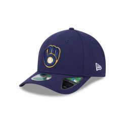 Czapka baseballowa 9forty MLB Brewers PLYR REP MC OTC. Białe czapki damskie New Era, bez wzorów, z materiału. Za 174.00 zł.