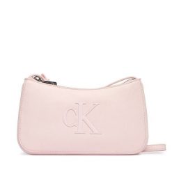 Torebka Calvin Klein. Czerwone listonoszki damskie Calvin Klein, bez wzorów, bez dodatków. Za 289.99 zł.