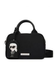 KARL LAGERFELD Torebka B3W30130 Czarny. Czarne kuferki damskie KARL LAGERFELD, bez wzorów, z materiału, bez dodatków. Za 649.99 zł.