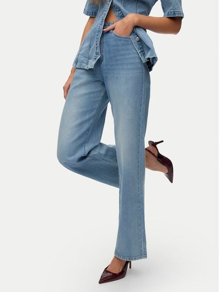 Vero Moda Jeansy Vega 10347947 Niebieski Wide Leg. Niebieskie jeansy damskie Vero Moda. Za 114.99 zł.