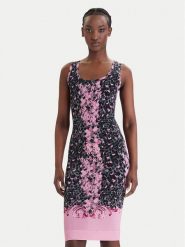 Versace Jeans Couture Sukienka codzienna 80HAO9P6 JS546 Różowy Slim Fit. Czerwone sukienki damskie Versace Jeans Couture, bez wzorów, z jeansu, bez ramiączek. Za 1,309.00 zł.