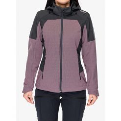 Kurtka softshell damska CMP Larisa. Czerwone kurtki damskie CMP, bez wzorów, z softshellu, bez kaptura. Za 314.99 zł.