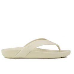 Japonki klapki damskie sportowe Crocs SPLASH FLIP. Brązowe klapki damskie Crocs, bez wzorów, bez obcasa, bez zapięcia. W wyprzedaży za 149.00 zł.