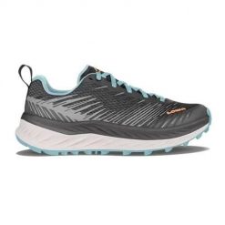 Buty trekkingowe damskie Lowa Fortux. Szare obuwie trekkingowe damskie Lowa, z materiału, bez zapięcia. Za 744.00 zł.