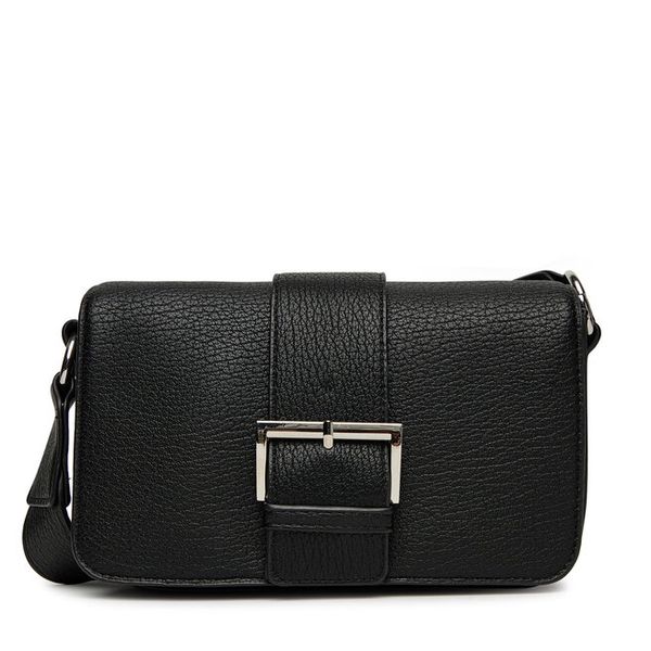 Torebka DeeZee. Czarne listonoszki damskie DeeZee, bez wzorów, bez dodatków. Za 103.99 zł.