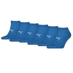Skarpety Puma Sport Sneaker Light, 6 pary niebieski. Niebieskie skarpetki damskie Puma, bez wzorów, z elastanu. Za 162.99 zł.