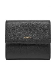 Furla Portfel Goccia M Compact WP00469 BX3036 KH O6000 Czarny. Czarne portfele damskie Furla, bez wzorów, ze skóry. Za 519.99 zł.