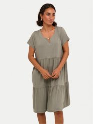 Kaffe Sukienka codzienna Petra 10504657 Szary Relaxed Fit. Szare sukienki damskie Kaffe, bez wzorów, z wiskozy, bez ramiączek. Za 129.99 zł.