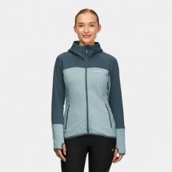 Bluza damska elastyczna Alpinus UBA. Niebieskie bluzy damskie Alpinus, bez wzorów, bez kaptura. Za 279.00 zł.