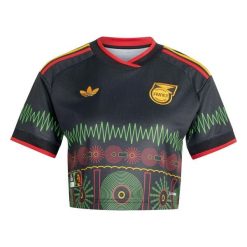 Krótkie spodenki wyjazdowe damskie Jamajka Coupe du Monde 2026. Czarne spodenki sportowe damskie Adidas, s, bez wzorów, z materiału, na fitness i siłownię, climacool (adidas). Za 427.45 zł.