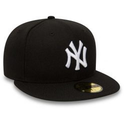 Czapka New Era Mlb Basic, Dla obu płci. Czarne czapki damskie New Era, bez wzorów, z poliesteru. Za 186.50 zł.
