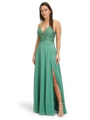 Vera Mont Sukienka w kolorze jasnozielonym rozmiar: 36. Zielone sukienki damskie Vera Mont, bez wzorów, z koronki, bez ramiączek. Za 270.44 zł.