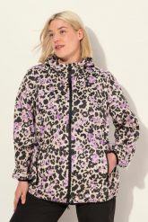 Damskie Kurtka przeciwdeszczowa woreczek podróżny wodoodporna. Czarne kurtki damskie Ulla Popken, plus size, bez wzorów, z materiału, bez kaptura. Za 389.99 zł.