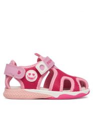 Primigi Sandały AVANT 1456100 Różowy. Czerwone sandały dziewczęce Primigi, z materiału, bez obcasa, bez zapięcia. Za 169.99 zł.