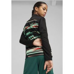 Młodzieżowa bluza przedmeczowa z zamkiem 1/4 Portugalia PUMA Black White. Biała bluzy damskie Puma, m, bez wzorów, bez kaptura. Za 379.00 zł.