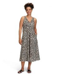 Vera Mont Sukienka w kolorze kremowo-jasnobrązowym rozmiar: 40. Brązowe sukienki damskie Vera Mont, bez wzorów, z bawełny, bez ramiączek. Za 173.99 zł.