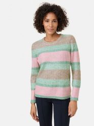 Gerry Weber Sweter ze wzorem rozmiar: 36. Swetry klasyczne damskie Gerry Weber, z wełny, bez kołnierzyka. Za 144.92 zł.