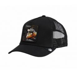 Czapka z daszkiem Goorin Bros. Mamba Trucker - 101-1024-BLK. Czarne czapki z daszkiem damskie Goorin Bros, bez wzorów. W wyprzedaży za 149.00 zł.