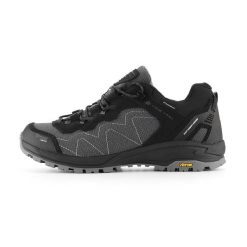 Buty niskie trekkingowe unisex Alpine Pro Ibane 2 Vibram. Czarne obuwie trekkingowe damskie Alpine Pro, ze skóry, bez zapięcia. W wyprzedaży za 569.00 zł.