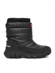 Hunter Śniegowce EO-GP86-26158 Czarny. Czarne kozaki dziewczęce Hunter, bez wzorów, z materiału, bez obcasa, bez zapięcia. Za 319.99 zł.