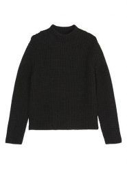 Marc O´Polo Sweter w kolorze czarnym rozmiar: M. Czarne swetry klasyczne damskie m, z bawełny, bez kołnierzyka. Za 215.21 zł.