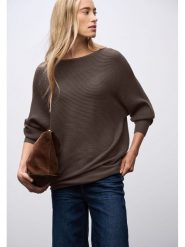 Cecil Sweter w kolorze ciemnobrązowym rozmiar: 36. Brązowe swetry klasyczne damskie Cecil, ze splotem, bez kołnierzyka. Za 118.01 zł.
