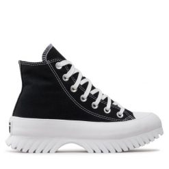 Trampki Converse. Czarne trampki damskie Converse, bez wzorów, bez zapięcia. Za 449.99 zł.