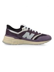 New Balance Skórzane sneakersy "U997" w kolorze fioletowym rozmiar: 42. Różowe obuwie sportowe damskie New Balance, z materiału, bez zapięcia. Za 281.10 zł.