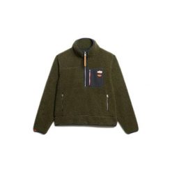 Kurtka polarowa 1/2 zip retro vintage damska Superdry. Zielone kurtki damskie Superdry, na zimę, s, bez wzorów, z polaru, bez kaptura. Za 374.50 zł.