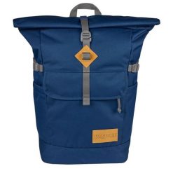 Plecak sportowo-turystyczny dla dorosłych Hatchet Rolltop Backpack. Niebieskie plecaki Jansport, bez wzorów. Za 339.99 zł.