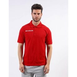 Koszulka polo Givova Polo Cotone Piquet Summer Red 2xl. Czerwone koszulki sportowe damskie Givova, xl, bez wzorów, z bawełny, bez ramiączek. Za 62.52 zł.