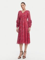 French Connection Sukienka codzienna 71YFO Czerwony Regular Fit. Czerwone sukienki damskie French Connection, bez wzorów, z syntetyku, bez ramiączek. Za 349.99 zł.
