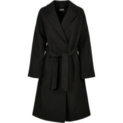 Klasyczny Płaszcz Oversize Dla Kobiet. Czarne płaszcze damskie Urban Classics, xl, bez wzorów, bez kaptura. Za 447.99 zł.