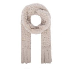Szalik Guess. Brązowe szaliki damskie Guess, z aplikacjami. Za 344.99 zł.