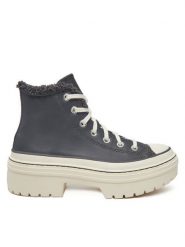 Converse Trampki Chuck Taylor All Star Lugged Heel Sherpa A10152C 094 Granatowy. Niebieskie trampki damskie Converse, bez wzorów, z materiału, bez zapięcia. Za 299.99 zł.