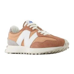 Trampki Unisex Dla Dorosłych Zamsz. Brązowe trampki damskie New Balance, bez wzorów, z koronki, bez zapięcia. Za 696.99 zł.
