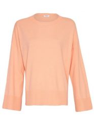 MOSS COPENHAGEN Sweter "Dalinda Rachelle" w kolorze łososiowym rozmiar: L/XL. Pomarańczowe swetry klasyczne damskie Moss Copenhagen, l, z wiskozy, bez kołnierzyka. Za 70.24 zł.