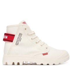 Trapery Palladium. Białe trapery damskie Palladium, bez zapięcia. Za 389.99 zł.