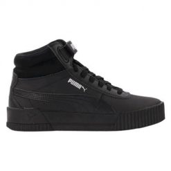 Buty na co dzień Damskie Puma Carina Mid. Czarne obuwie sportowe damskie Puma, z materiału, bez zapięcia. Za 338.00 zł.