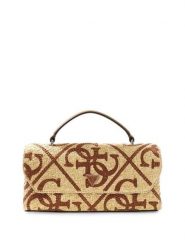 Guess Torebka 182670 Brązowy. Brązowe listonoszki damskie Guess, z aplikacjami, bez dodatków. Za 584.99 zł.