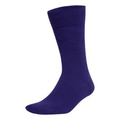 Skarpety adidas sportowe Football Cush. Fioletowe skarpetki damskie Adidas, bez wzorów, z bawełny. Za 55.00 zł.
