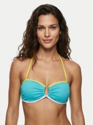 Seafolly Góra od bikini Beach Bound 31283-072 Turkusowy. Niebieskie bikini Seafolly, bez wzorów, z syntetyku. Za 379.99 zł.