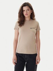 Karl Lagerfeld Jeans T-Shirt A1W17004 Zielony Slim Fit. Zielone t-shirty damskie Karl Lagerfeld Jeans, m, bez wzorów, z bawełny, bez kołnierzyka. Za 219.99 zł.