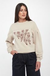 Bluza damska z logo Euforico MM. Bluzy damskie MM, xs, bez wzorów, bez kaptura. Za 849.00 zł.