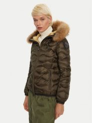 Blauer Kurtka puchowa 24WBLDC03048 Zielony Regular Fit. Zielone kurtki damskie Blauer, s, bez wzorów, z puchu, bez kaptura. Za 1,609.00 zł.