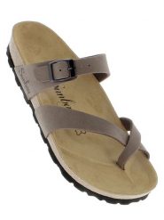 Sunbay Japonki "Tulipe" w kolorze brązowym rozmiar: 39. Brązowe klapki damskie Sunbay, bez wzorów, z otwartym noskiem, bez obcasa, bez zapięcia. Za 127.65 zł.