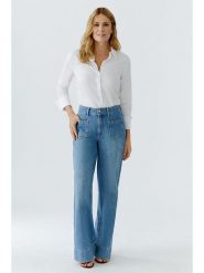 Oui Dżinsy - Comfort fit - w kolorze niebieskim rozmiar: 40. Niebieskie jeansy damskie Oui, z podwyższonym stanem. Za 304.99 zł.