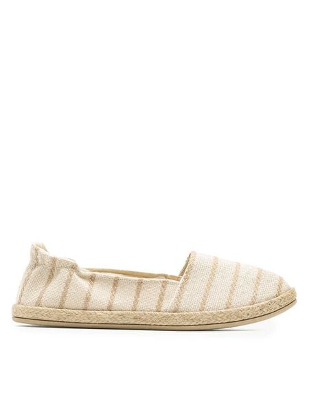 Jenny Fairy Espadryle KAYLA WSK1609-05 Beżowy. Brązowe espadryle damskie Jenny Fairy, bez wzorów, z materiału, bez obcasa. Za 59.99 zł.